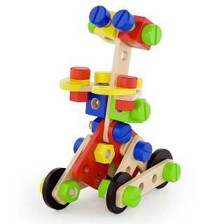 Construction block set - 68 pieces